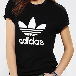 Adidas Black Logo Tee